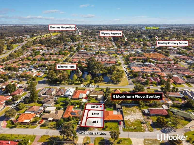 Lot 1, 2 & 3/6 Markham Place, Bentley WA 6102