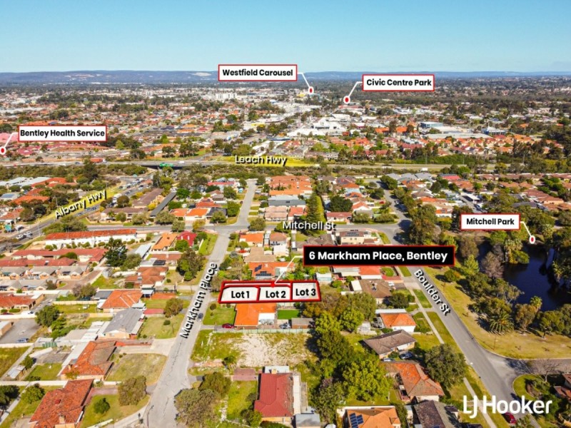 Lot 1, 2 & 3/6 Markham Place, Bentley WA 6102
