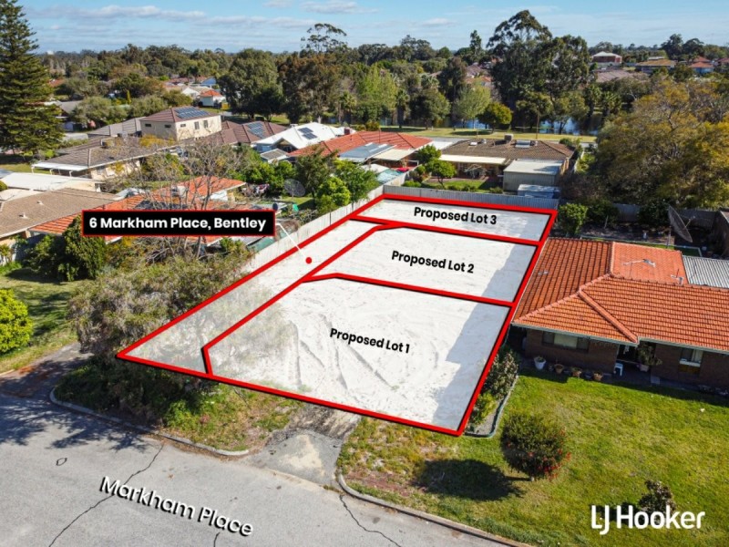 Lot 1, 2 & 3/6 Markham Place, Bentley WA 6102