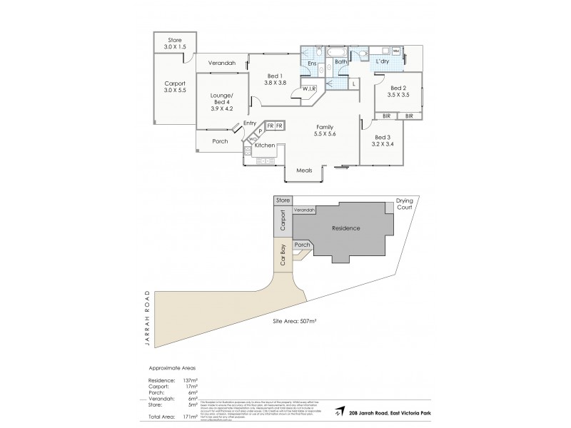 20B Jarrah Road, East Victoria Park WA 6101 Floorplan