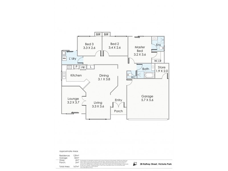 28 Rathay Street, Victoria Park WA 6100 Floorplan