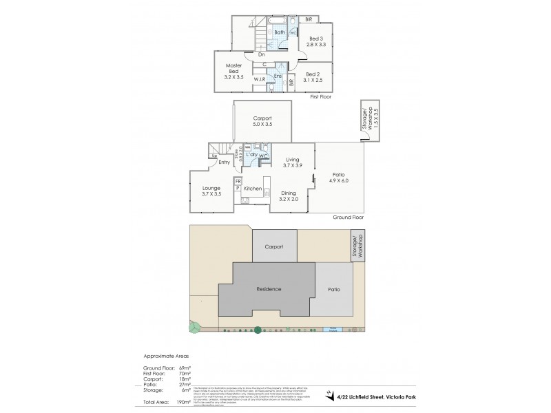 4/22 Lichfield Street, Victoria Park WA 6100 Floorplan