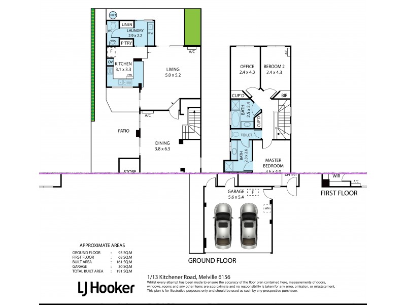 1/13 Kitchener Road, Melville WA 6156 Floorplan