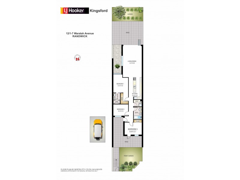 12/1-7 Waratah Avenue, Randwick NSW 2031 Floorplan