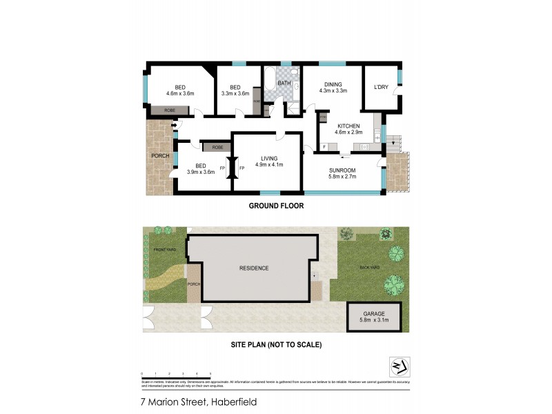 7 Marion Street, Haberfield NSW 2045 Floorplan