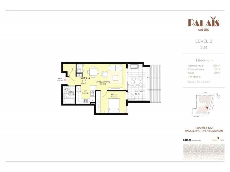 2.14/365-377 Rocky Point Road,, Sans Souci NSW 2219 Floorplan