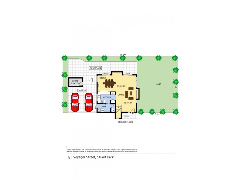 3/5 Voyager Street, Stuart Park NT 0820 Floorplan