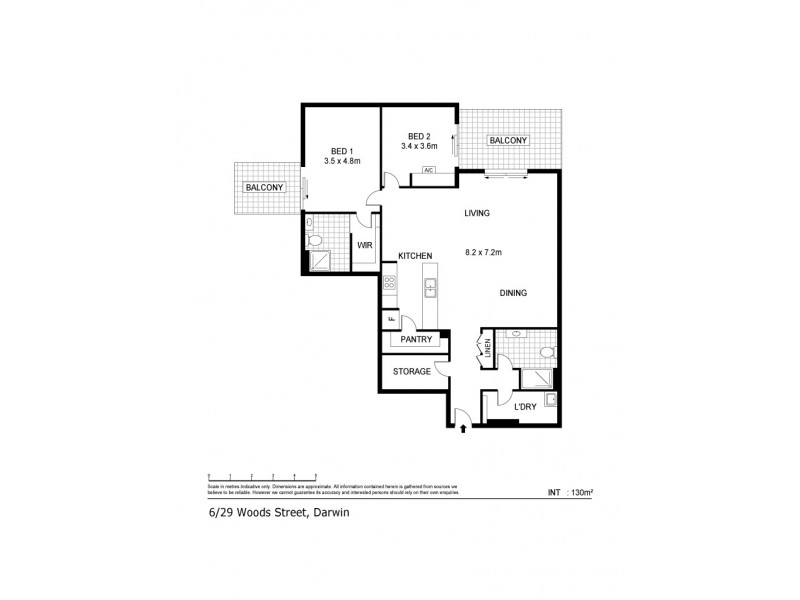 6/29 Woods Street, Darwin NT 0800 Floorplan
