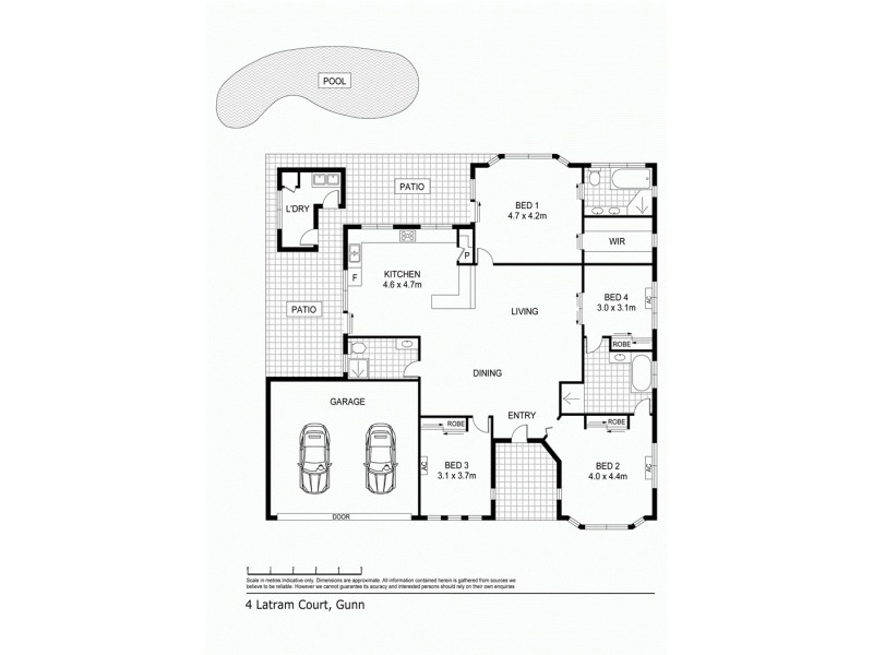4 Latram Court, Gunn NT 0832 Floorplan