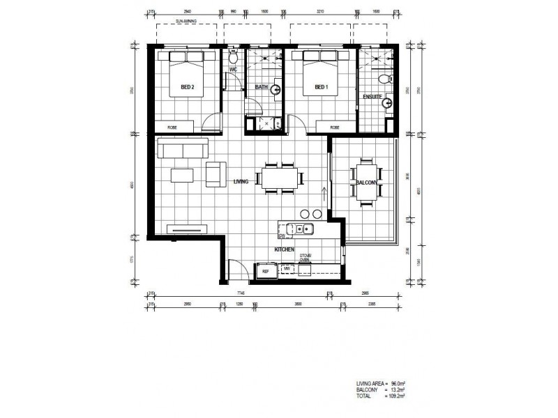 7/3 Coronation Drive, Stuart Park NT 0820 Floorplan