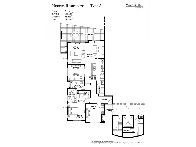 207/71B Progress Drive, Nightcliff NT 0810 Floorplan