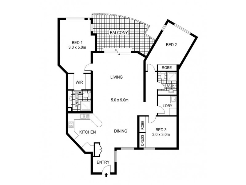 13/19 Finniss Street, Darwin NT 0800 Floorplan