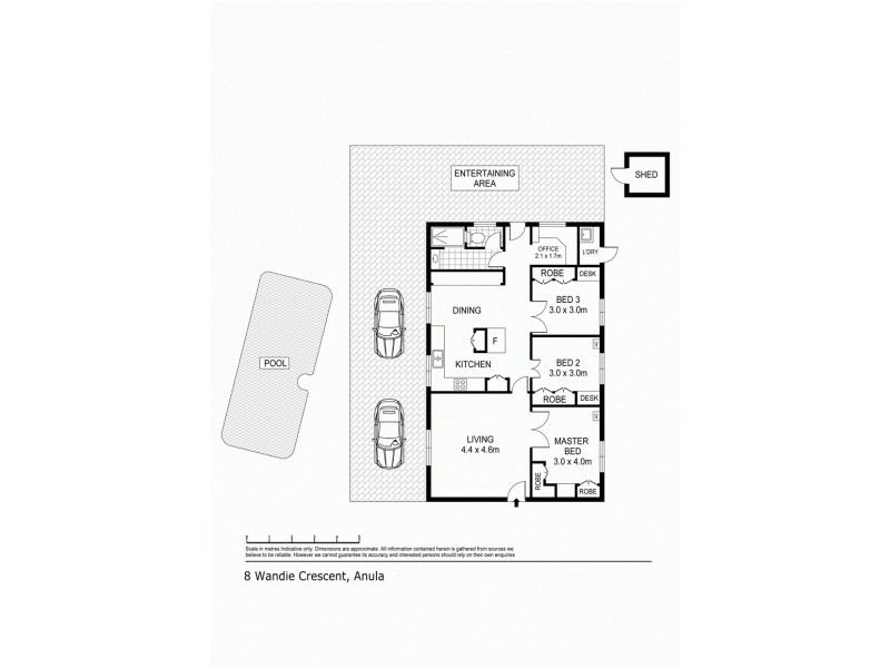 8 Wandie Crescent, Anula NT 0812 Floorplan