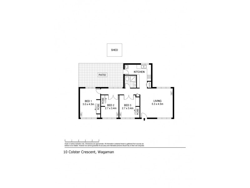 10 Colster Crescent, Wagaman NT 0810 Floorplan