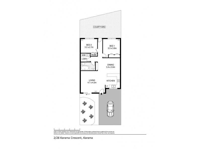 2/28 Karama Crescent, Karama NT 0812 Floorplan