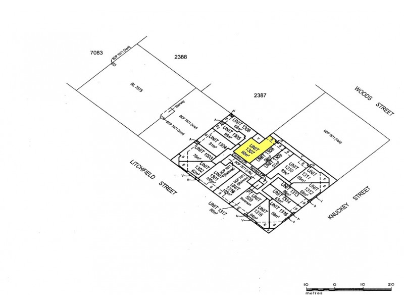 1307/43B Knuckey Street, Darwin NT 0800 Floorplan