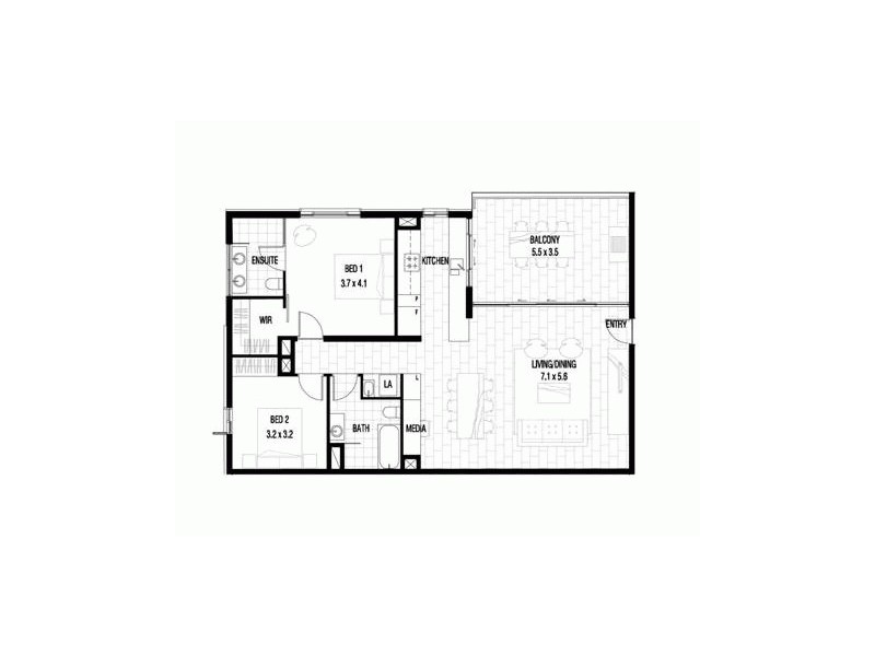 306/19B Kitchener Drive, Darwin NT 0800 Floorplan
