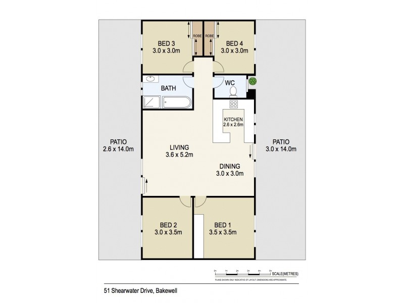 51 Shearwater Drive, Bakewell NT 0832 Floorplan