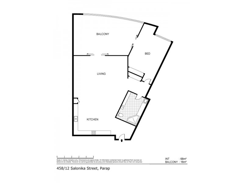 458/12 Salonika Street, Parap NT 0820 Floorplan