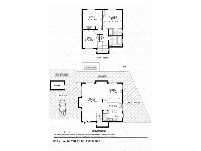 3/12 Banyan Street, Fannie Bay NT 0820 Floorplan