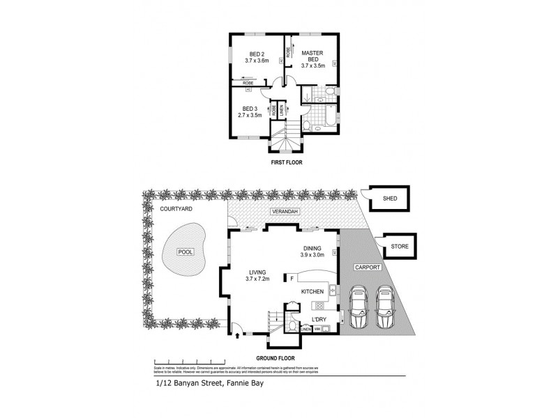 1/12 Banyan Street, Fannie Bay NT 0820 Floorplan