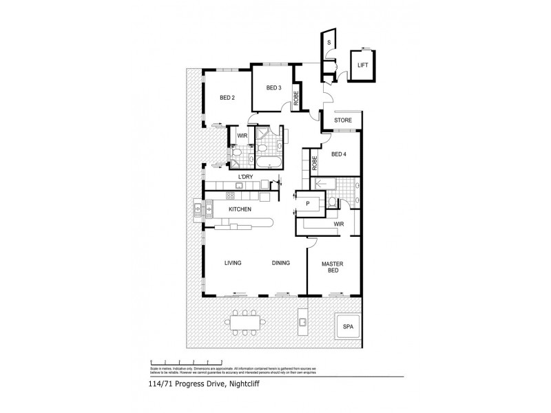 114/71A Progress Drive, Nightcliff NT 0810 Floorplan