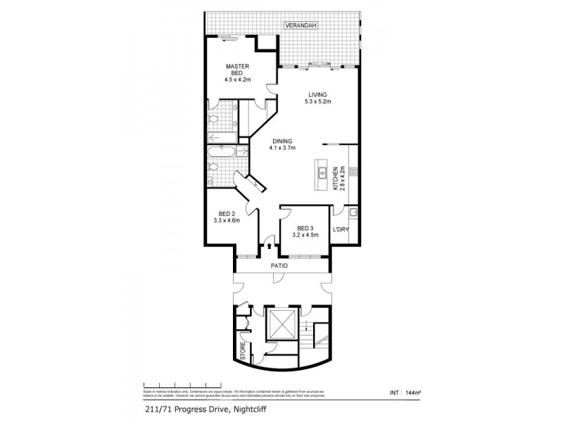 111/71A Progress Drive, Nightcliff NT 0810 Floorplan