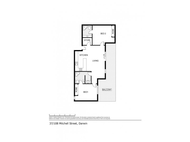37/108 Mitchell Street, Darwin NT 0800 Floorplan