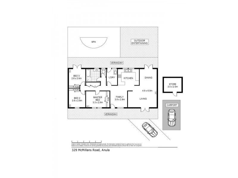 329 McMillans Road, Anula NT 0812 Floorplan