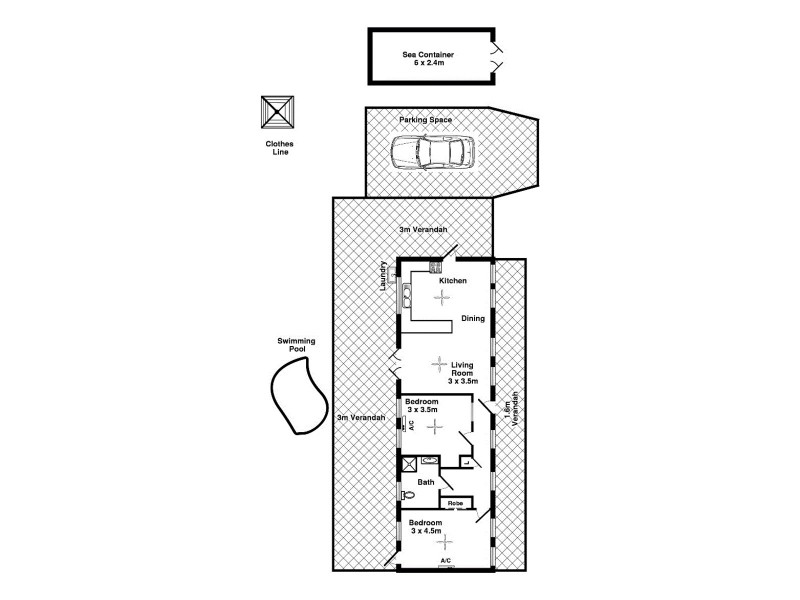 13 Wandaree Street, Batchelor NT 0845 Floorplan