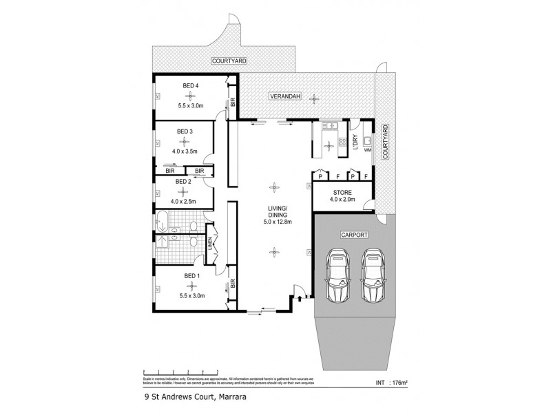 9 St Andrews Court, Marrara NT 0812 Floorplan