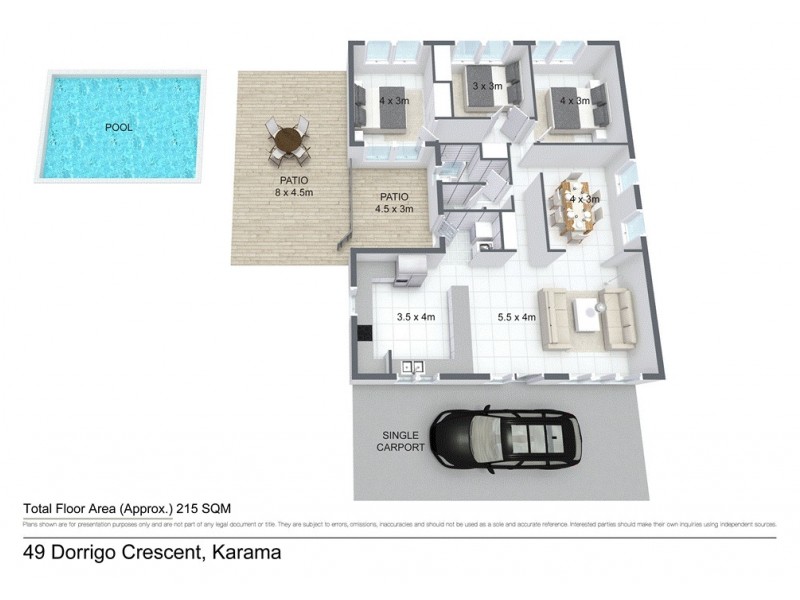 49 Dorrigo Crescent, Karama NT 0812 Floorplan