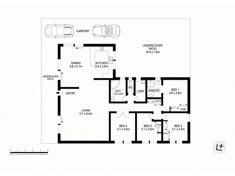 8 Lippia Court, Karama NT 0812 Floorplan