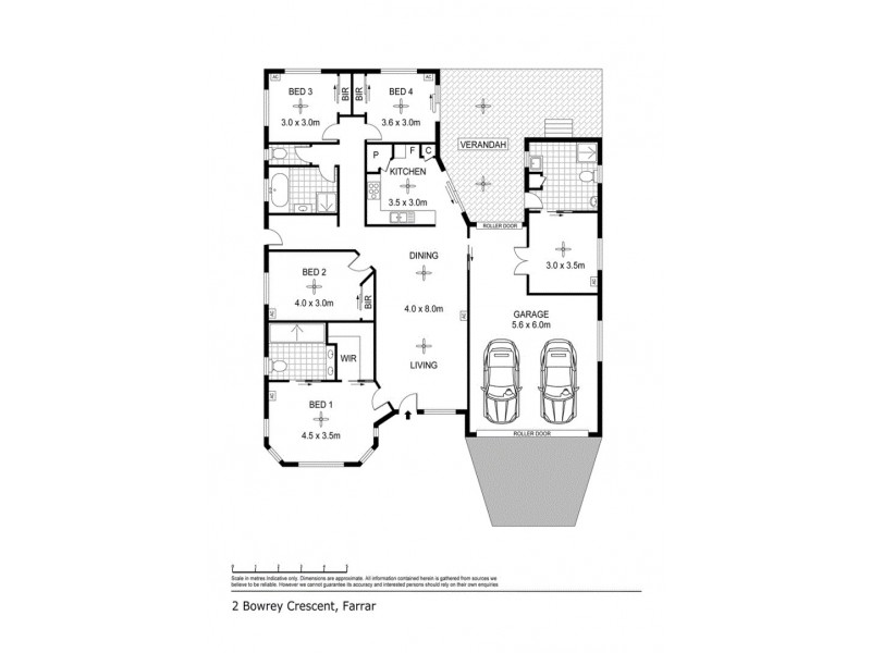 2 Bowrey Crescent, Farrar NT 0830 Floorplan