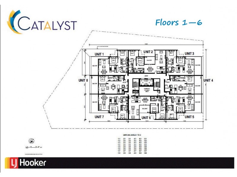 602/6 Finniss Street, Darwin NT 0800 Floorplan
