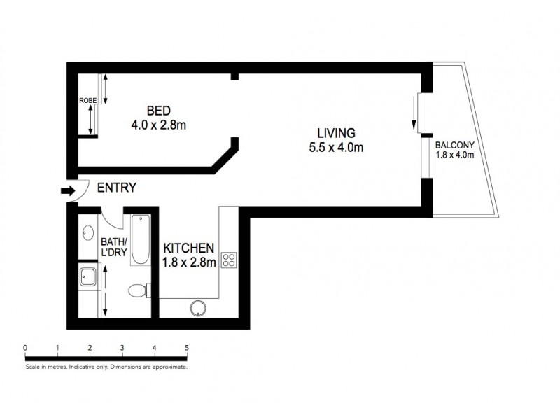 423/90 Esplanade, Darwin NT 0800 Floorplan