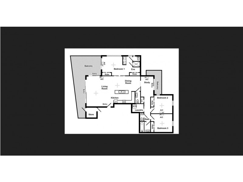 5005/27 Woods Street, Darwin NT 0800 Floorplan