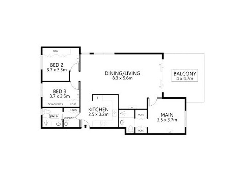 6 / 6 Montoro Court, Larrakeyah NT 0820 Floorplan