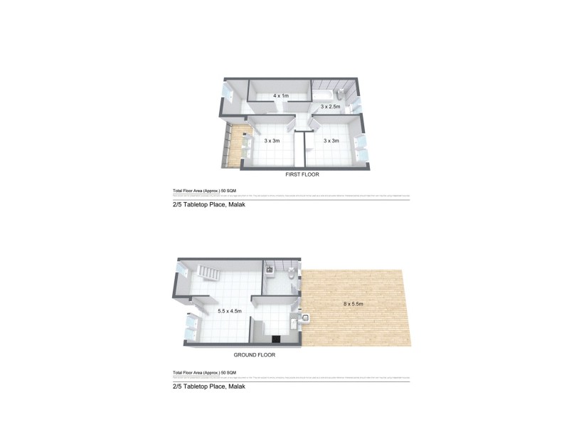 5/2 Tabletop Place, Malak NT 0812 Floorplan