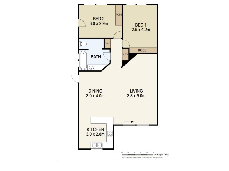 6/11 Undoolya Street, Tiwi NT 0810 Floorplan