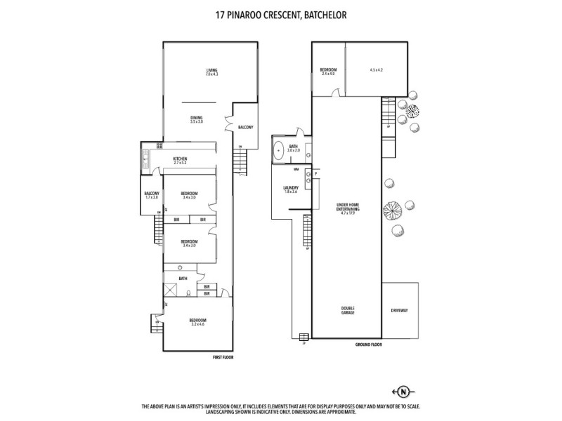 17 Pinaroo Crescent, Batchelor NT 0845 Floorplan