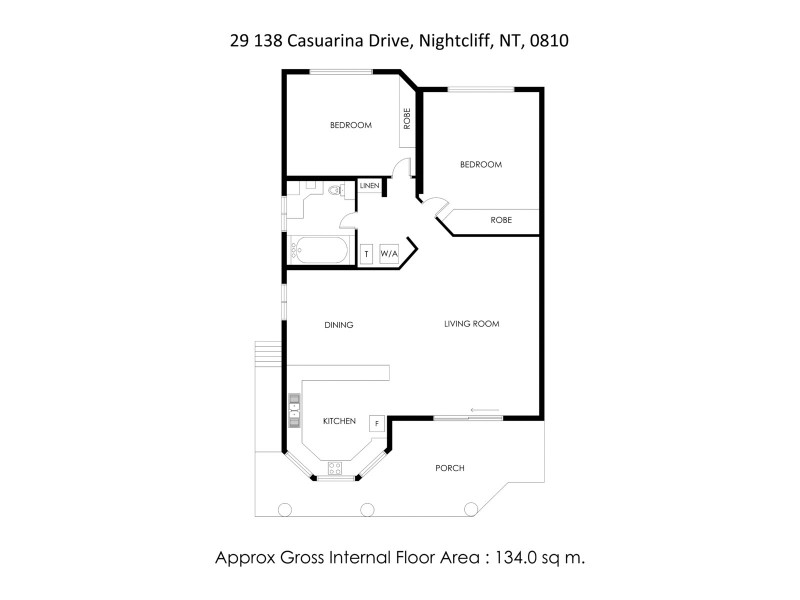 29/138 Casuarina Drive, Nightcliff NT 0810 Floorplan