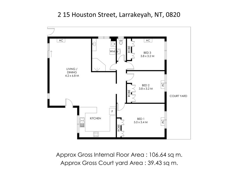 2/15 Houston Street, Larrakeyah NT 0820 Floorplan