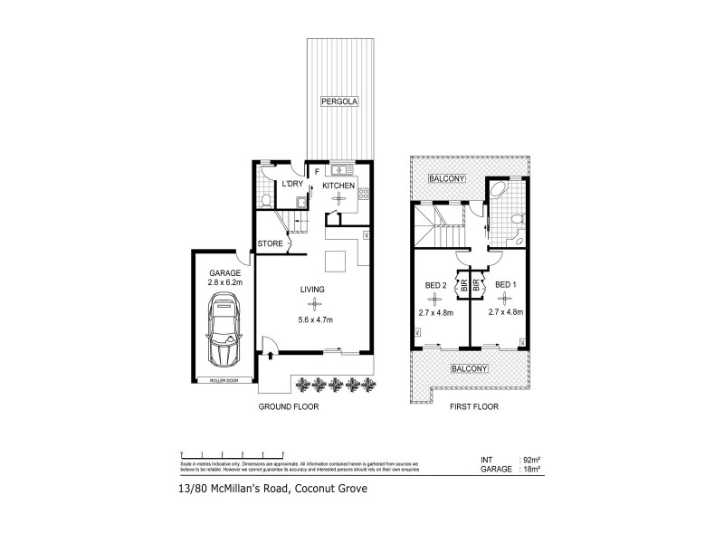 13/80 Old Mcmillans Road, Coconut Grove NT 0810 Floorplan