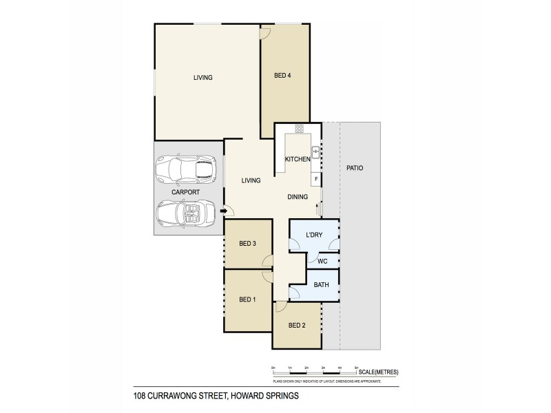 108 Currawong Drive, Howard Springs NT 0835 Floorplan