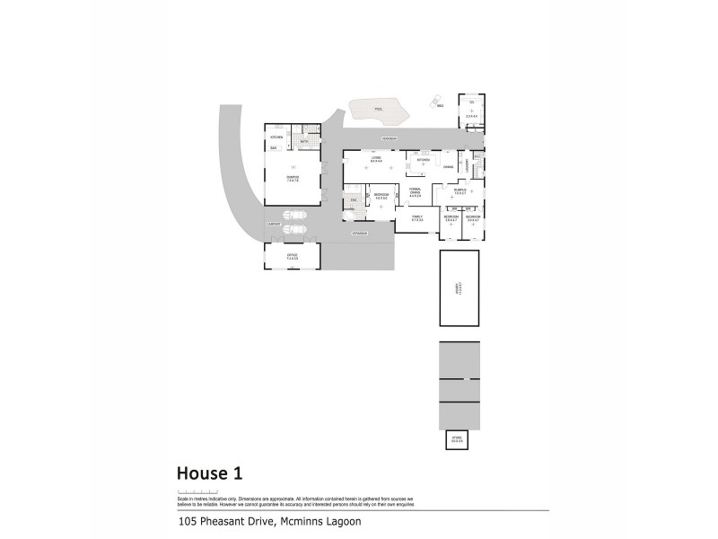 105 Pheasant Drive, Mcminns Lagoon NT 0822 Floorplan