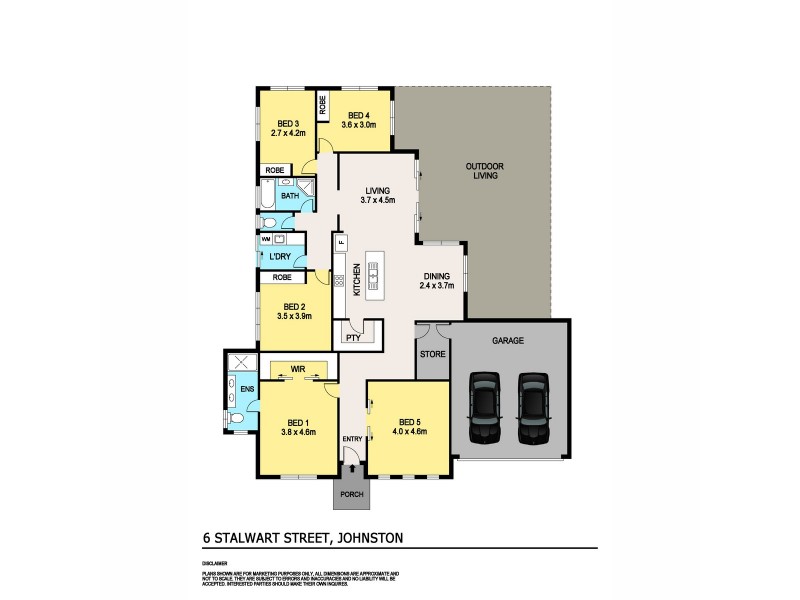 6 Stalwart Street, Johnston NT 0832 Floorplan
