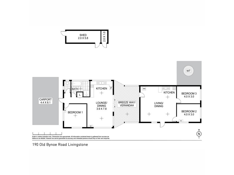 190 Old Bynoe Road, Livingstone NT 0822 Floorplan