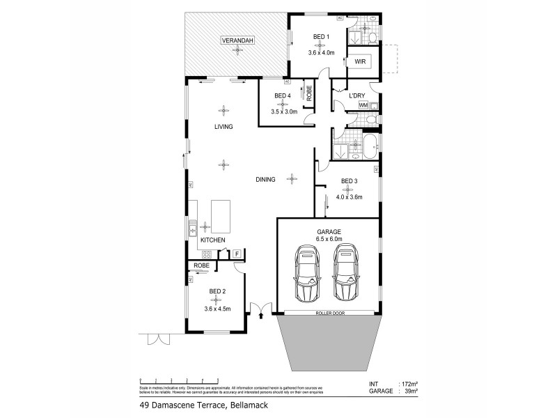 49 Damascene Crescent, Bellamack NT 0832 Floorplan