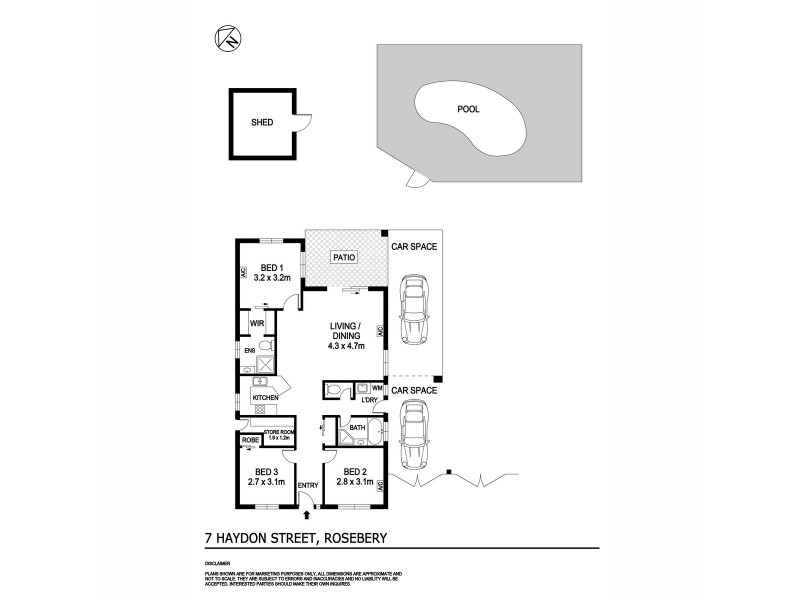 7 Haydon Street, Rosebery NT 0832 Floorplan